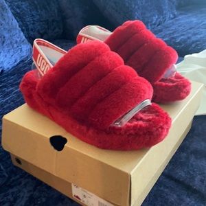 Red Ugg slippers